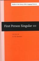 Cover of: First person singular III | 