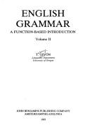 Cover of: English Grammar by T. Givon