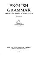 Cover of: English Grammar by T. Givon