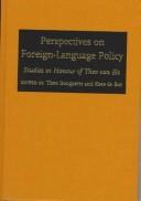 Cover of: Perspectives on Foreign-Language Policy: Studies in Honour of Theo Van Els