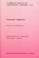 Cover of: Germanic linguistics