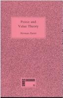 Cover of: Peirce and value theory: on Peircian ethics and aesthetics