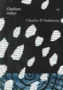 Cover of: Orphans by Charles D'Ambrosio