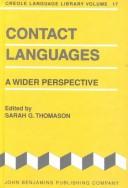 Cover of: Contact languages by edited by Sarah G. Thomason.