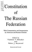 Cover of: Constitution of the Russian Federation by Russia (Federation)