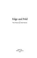 Edge and fold by Paul Hoover