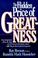 Cover of: The Hidden Price Of Greatness