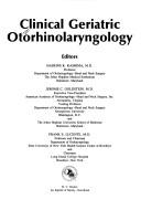 Cover of: Clinical geriatric otorhinolaryngology