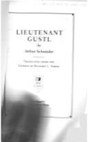 Cover of: Lieutenant Gustl.
