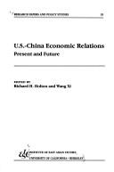 Cover of: U.S.-China Economic Relations by Richard H. Holton