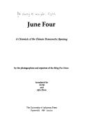 Cover of: June Four: a chronicle of the Chinese democratic uprising