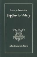 Cover of: Sappho to Valéry: poems in translation
