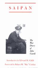 Cover of: Saipan: The War Diary of John Ciardi
