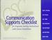 Cover of: Communication Supports Checklist