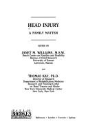 Cover of: Head injury: a family matter