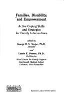 Families, disability, and empowerment by George H. S. Singer
