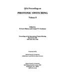 Cover of: Photonic Switching (Osa Proceedings Volume 8)