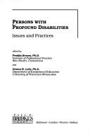 Persons with profound disabilities by Fredda Brown