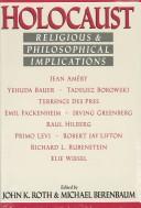 Cover of: Holocaust: Religious and Philosophical Implications