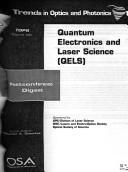 Quantum Electronics and Laser Science by Quantum Electronics and Laser Science Conference (2003)