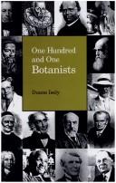 Cover of: One Hundred and One Botanists by Duane Isely