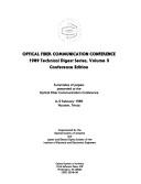 Cover of: Optical Fiber Communication Conference by Conference on Optical Fiber Communication (12th 1989 Houston, Tex.)