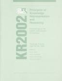 Cover of: Knowledge Representation 2002: Proceedings of the 8th International Conference (KR '02)