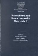 Cover of: Nanophase and nanocomposite materials II by editors, Sridhar Komarneni, John C. Parker, Heinrich J. Wollenberger.
