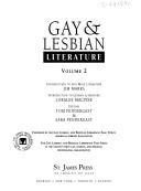 Cover of: Gay & lesbian literature by editor, Sharon Malinowski.