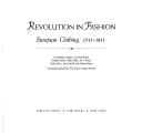 Cover of: Revolution in fashion: European clothing, 1715-1815