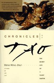 Cover of: Chronicles of Tao: the secret life of a Taoist master