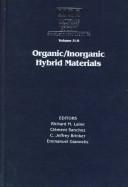 Cover of: Organic/inorganic hybrid materials | 