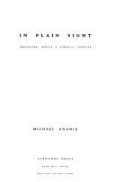 In Plain Sight by Michael Anania