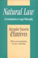 Cover of: Natural law by Alessandro Passerin d'Entrèves