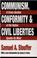 Cover of: Communism, conformity, and civil liberties