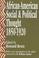 Cover of: African-American social and political thought, 1850-1920