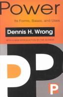 Cover of: Power | Dennis Wrong