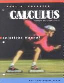 Cover of: Calculus Concepts and Applications by Paul A. Foerster, Paul A. Foerster