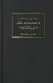 Cover of: New Realism, New Barbarism by Boris Kagarlitsky