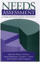 Cover of: Needs Assessment by Rebecca Reviere