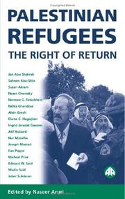 Cover of: Palestinian Refugees by Naseer Hasan Aruri