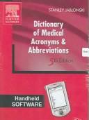 Dictionary of Medical Acronyms & Abbreviations CD-ROM PDA Software by Stanley Jablonski