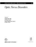 Cover of: Optic Nerve Disorders (Ophthalmology Monographs, 10)