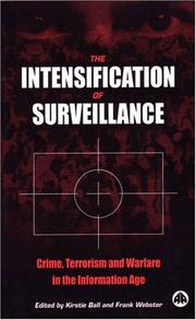 Cover of: The Intensification Of Surveillance by Kirstie Ball