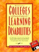Cover of: Peterson's colleges with programs for students with learning disabilities by Charles T. Mangrum II and Stephen S. Strichart, editors ; with a foreword by Rhona C. Hartman.