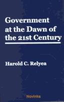 Cover of: Government at the dawn of the 21st century