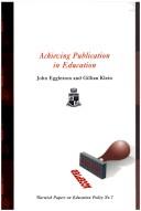 Cover of: Achieving publication in education