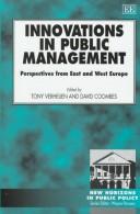 Innovations in public management by Tony Verheijen, David L. Coombes