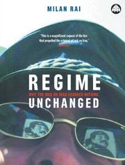 Cover of: Regime unchanged by Milan Rai