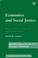 Cover of: Economics and social justice